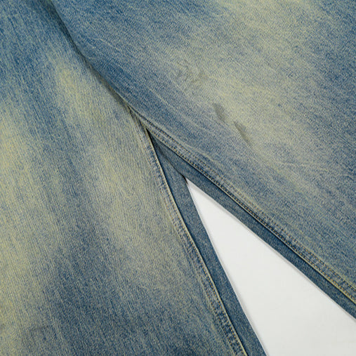Azure Bloom Gradient Denim