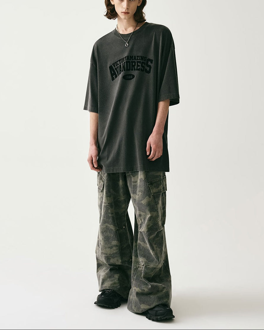 Shadow Terrain Wide-Leg Cargo Trousers