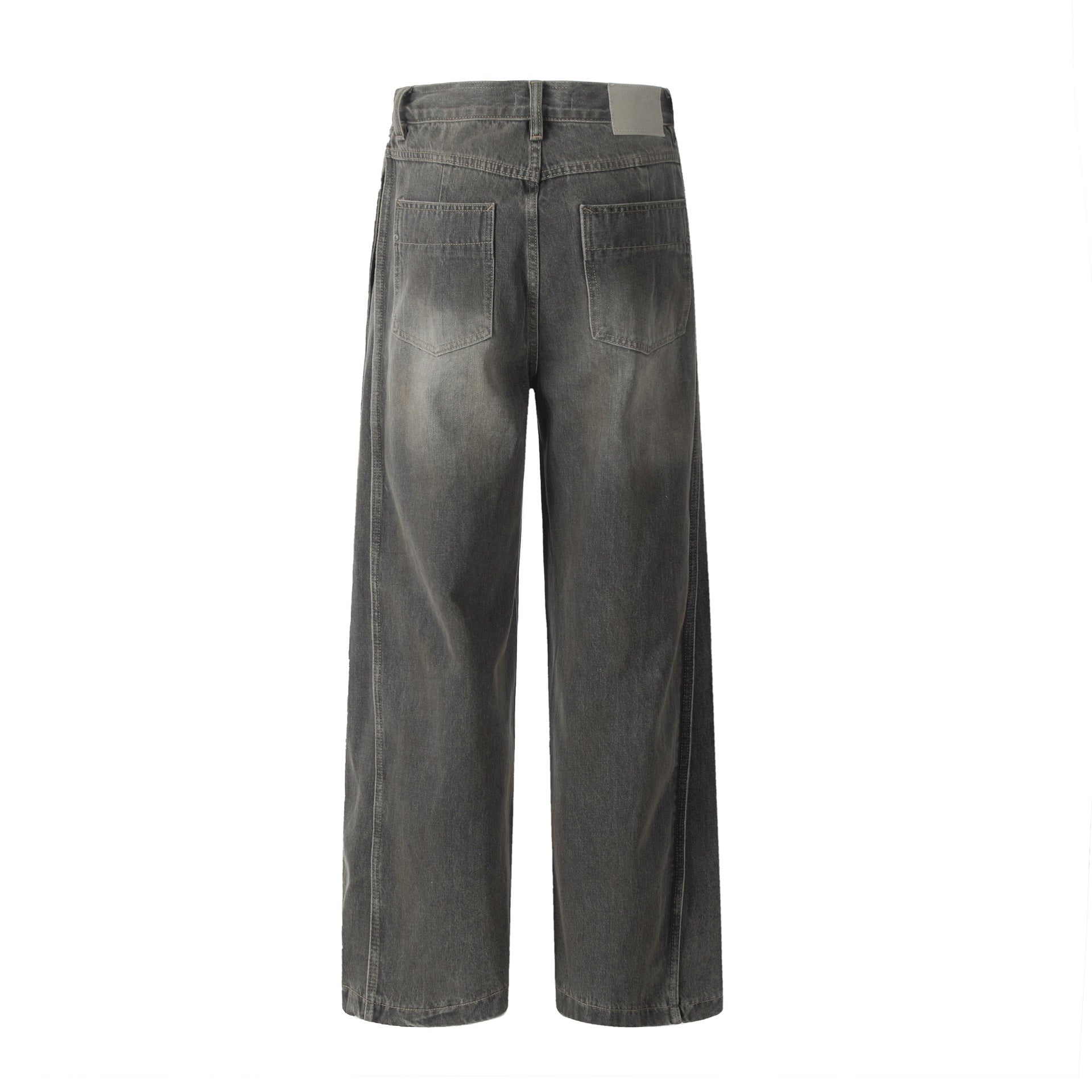 Gray Slate Horizon Straight-Leg Denim