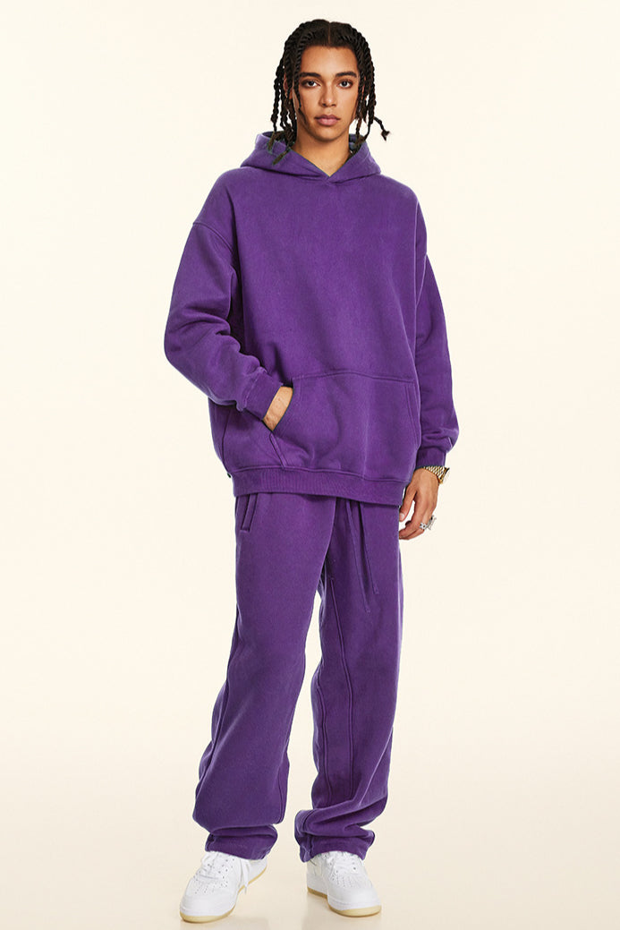 Void Purple Oversized Hoodie and Jogger Set